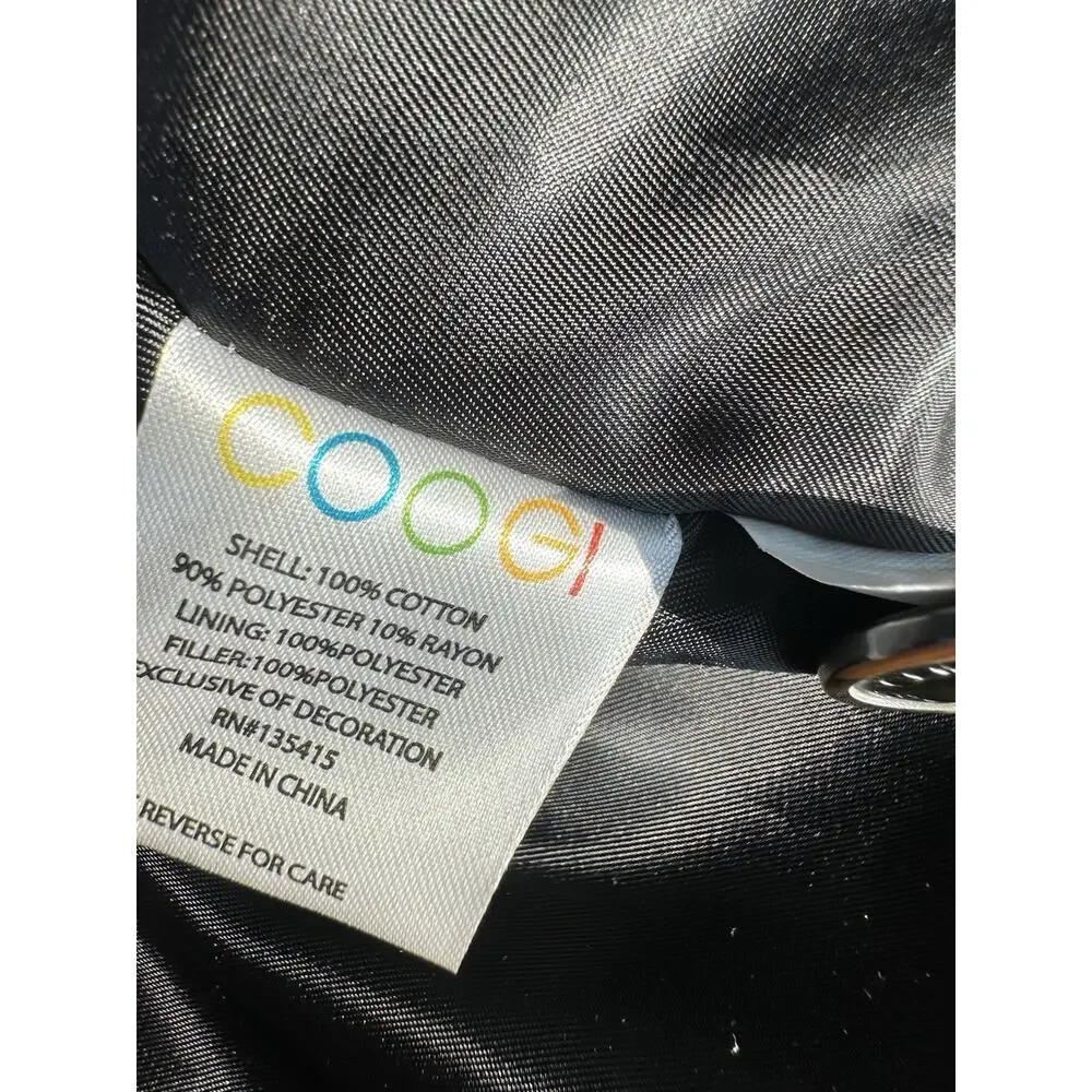 COOGI Brown tactical flight bomber herringbone trim and utility Jacket Men's XL